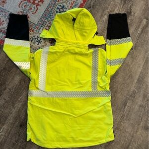 ANSI 107 CLASS 3 JACKET 
TYPE 4 
Zipper closer 
Brand new
Size Large